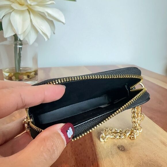 NWT Coach Leather Zip Card Case - Picture 6 of 6